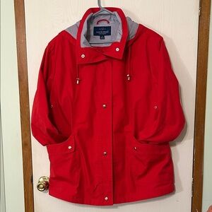 Mackintosh New England Women's Vibrant Red Utility Jacket Size 1X